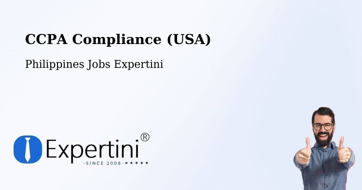 CCPA Privacy Rights & Compliance Notice – Polanco - Philippines Jobs Expertini